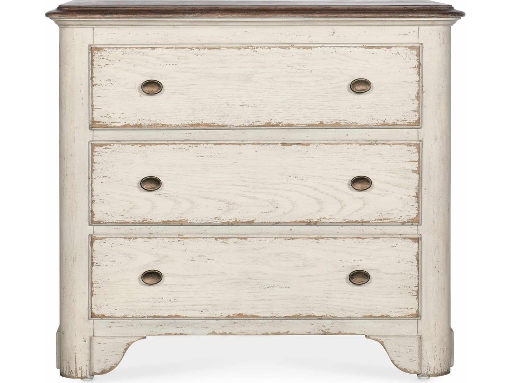 Americana Three-Drawer Nightstand - image 1