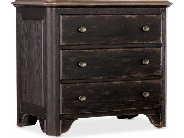 Americana Three-Drawer Nightstand