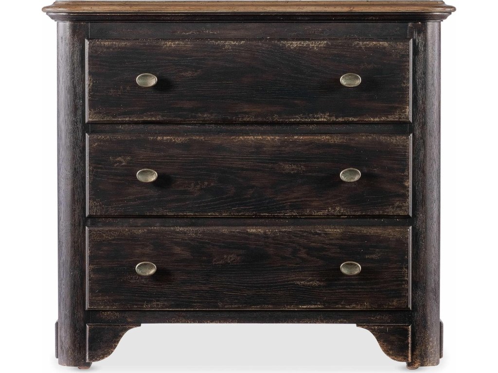 Americana Three-Drawer Nightstand - image 1