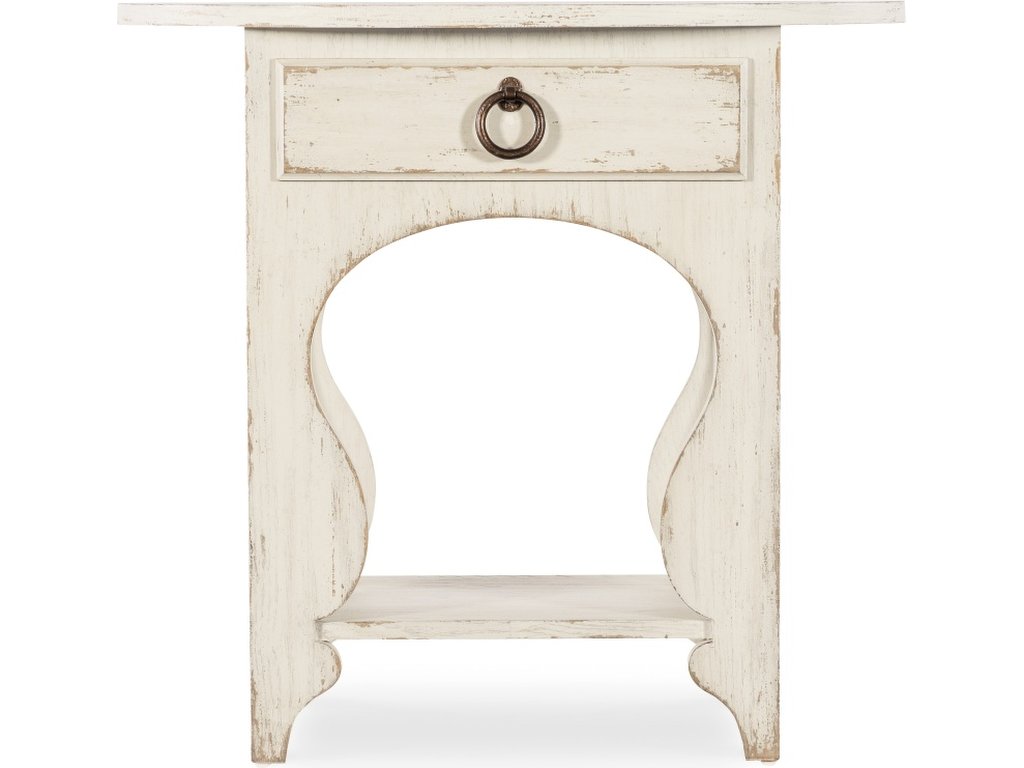 Americana One-Drawer Oval Nightstand - image 2