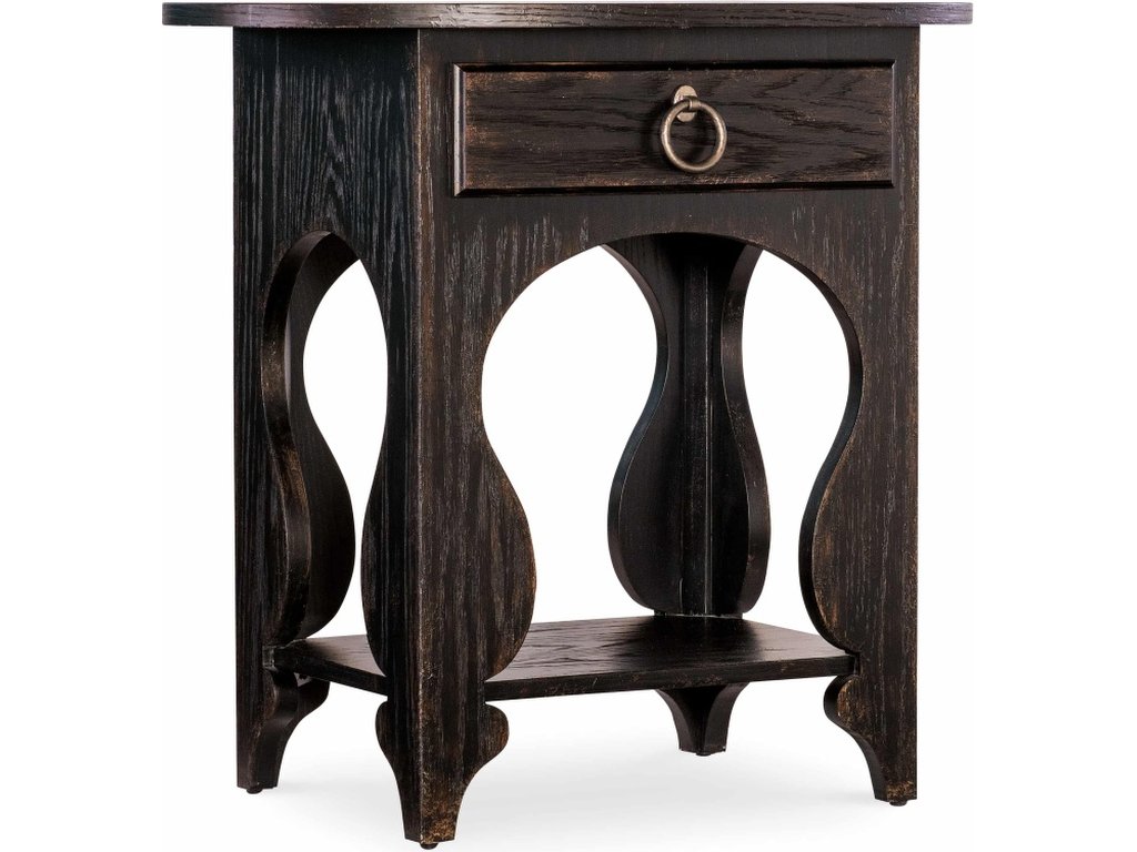 Americana One-Drawer Oval Nightstand - main image