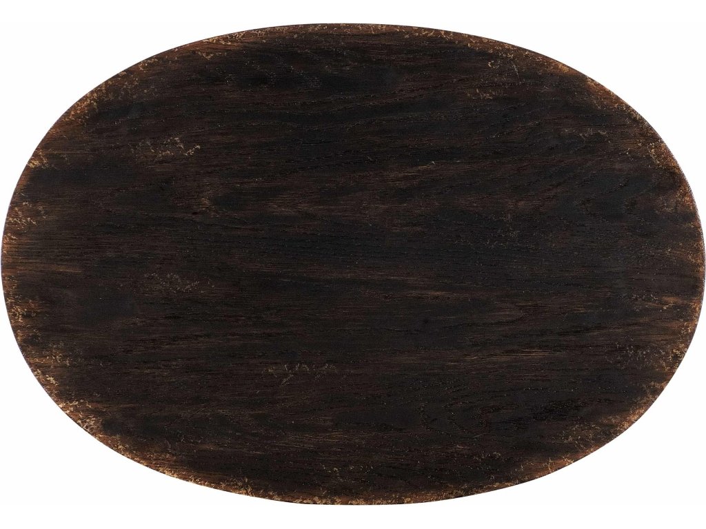 Americana One-Drawer Oval Nightstand - image 3