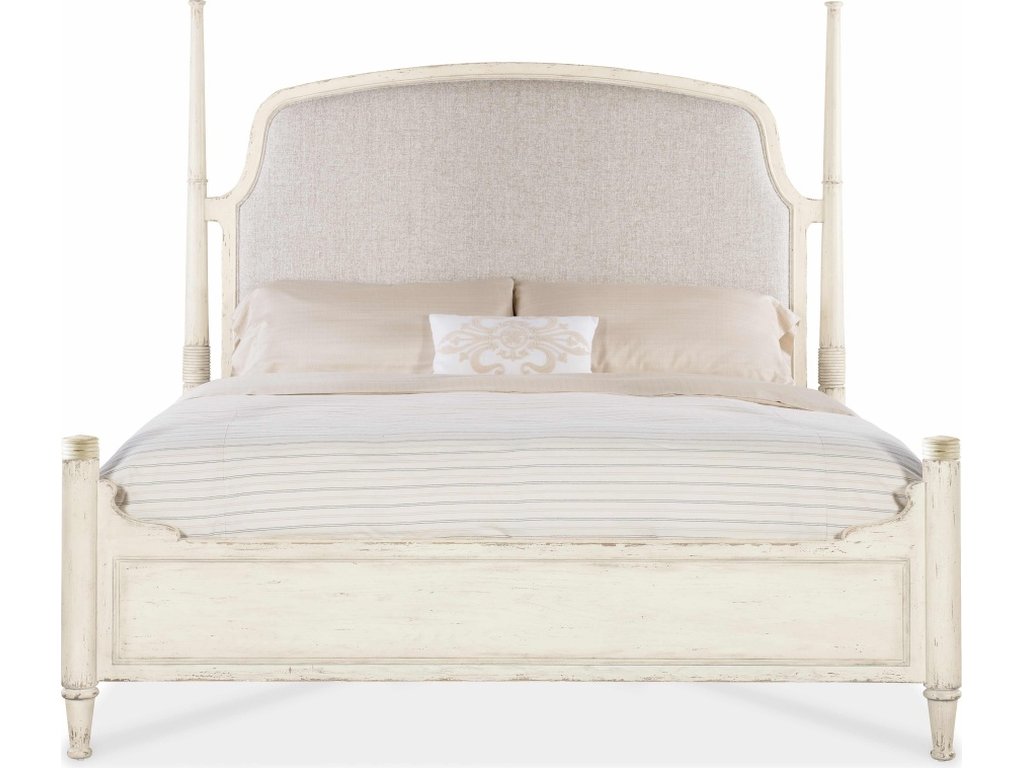 Americana California King Upholstered Poster Bed - image 3