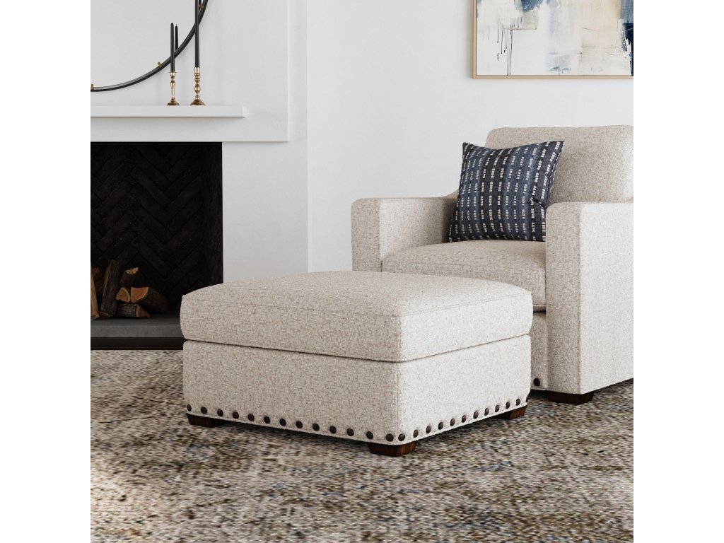Milo Fabric Cocktail Ottoman - image 1
