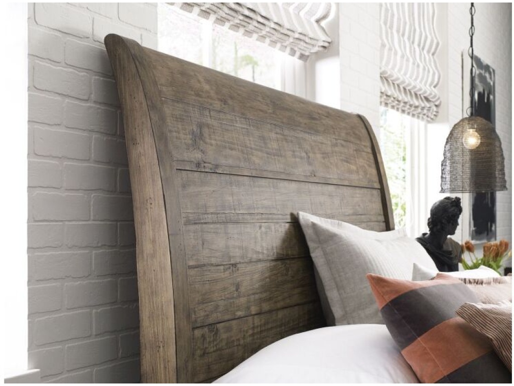 Eastburn Sleigh Cal King Bed - Complete - image 2