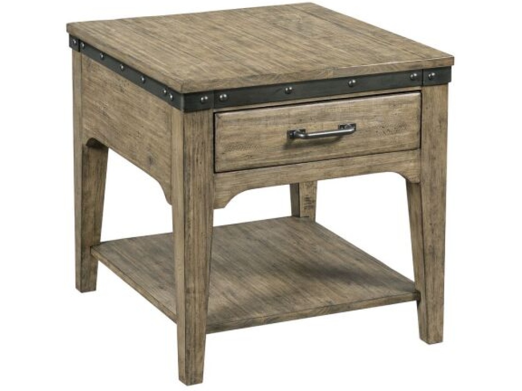 Artisans Rectangular Drawer End Table - main image