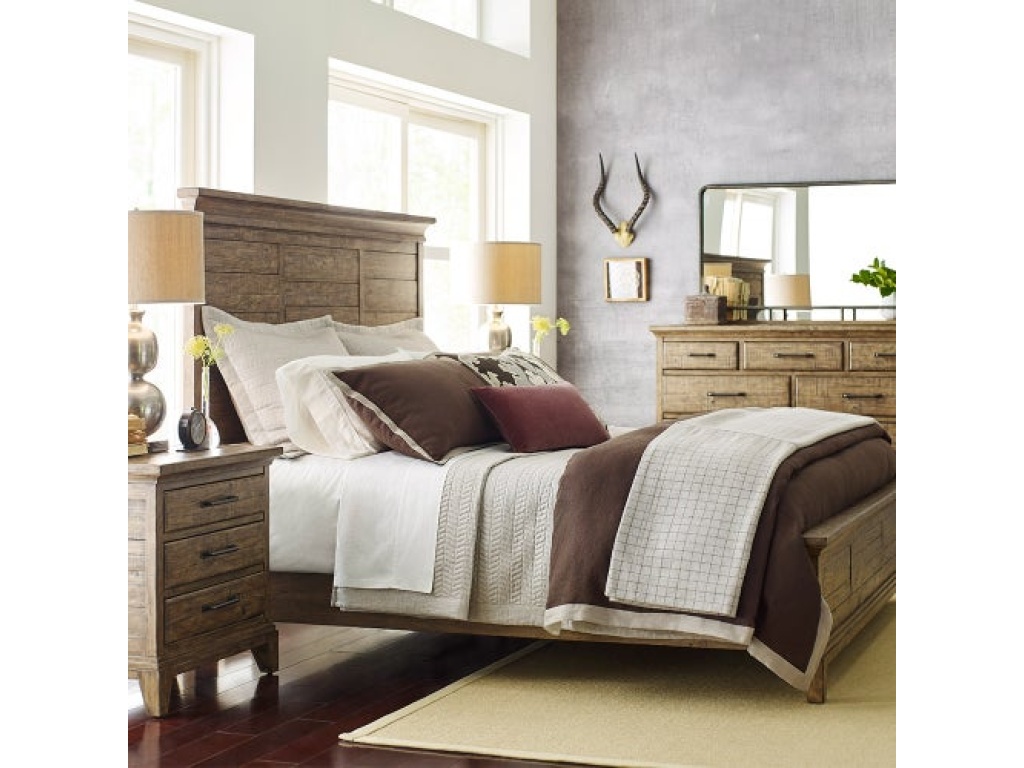 Plank Road Queen Jessup Stain Panel Bed - image 1