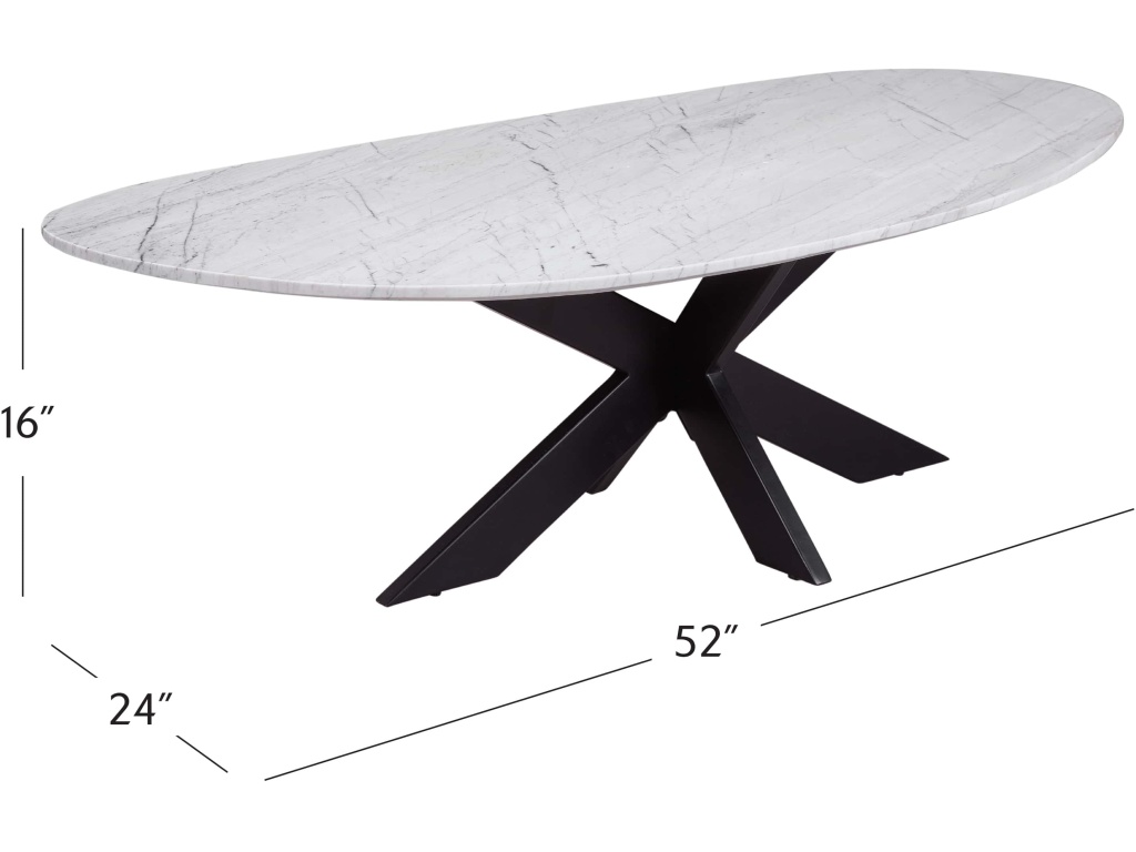 Barton Oval Coffee Table - image 3