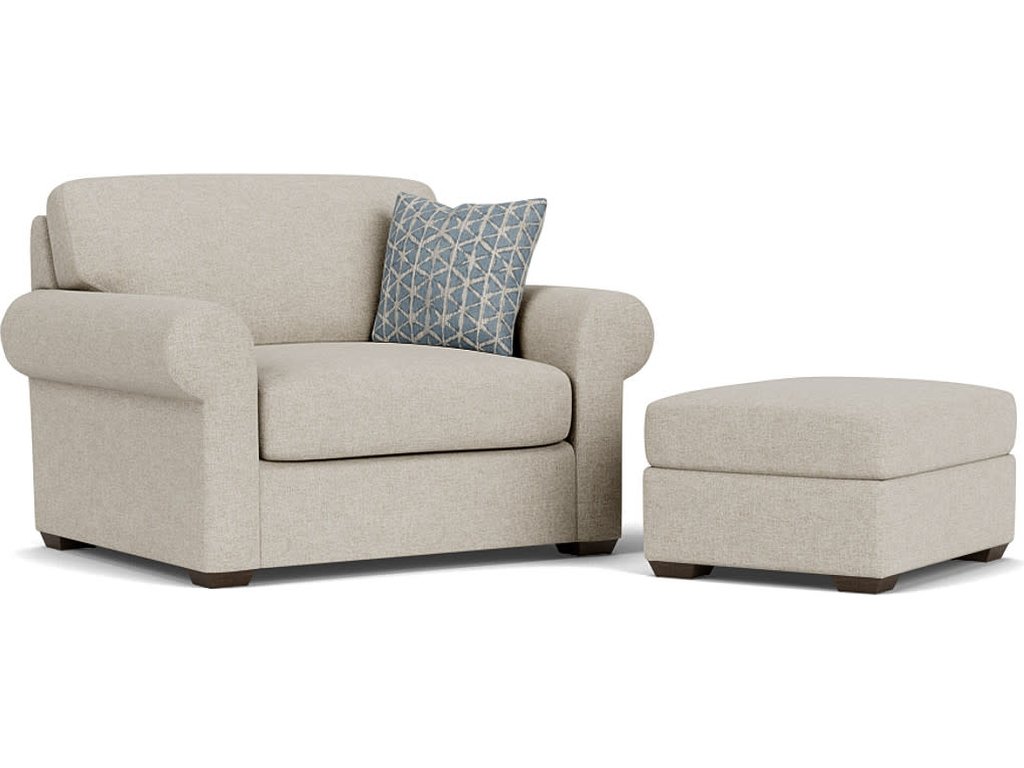 Randall Fabric Ottoman - image 4