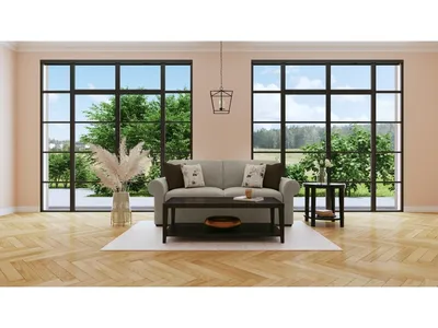 Randall Fabric Two-Cushion Sofa - Alternative View