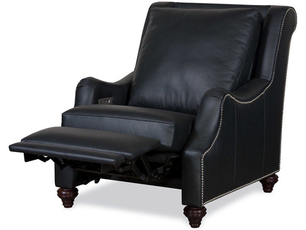 Mckinley Leather Maxwell Recliner, alternate view 3