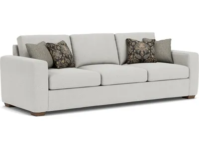 Collins Fabric Large Three-Cushion Sofa