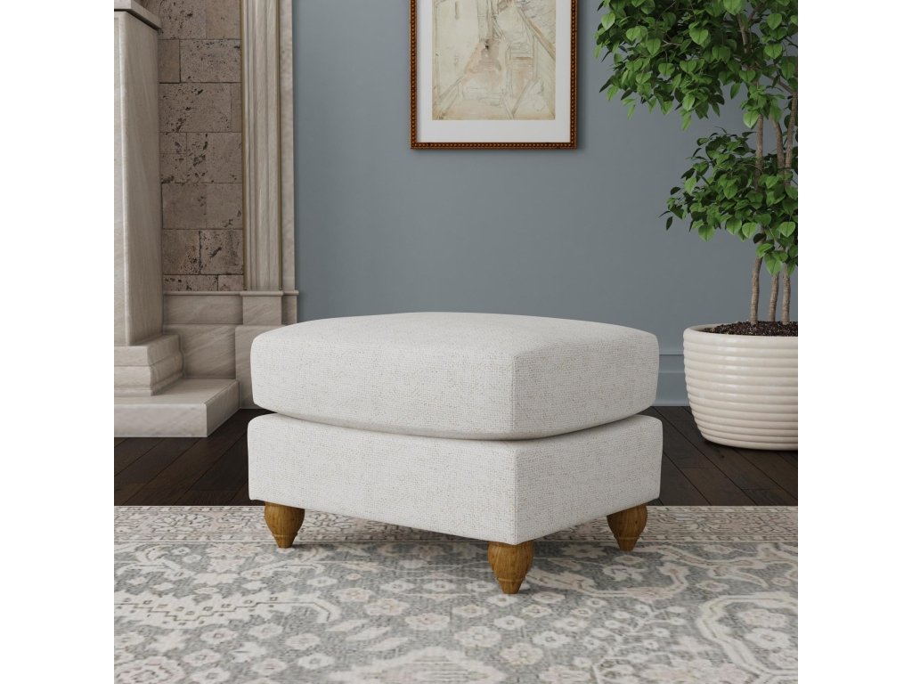 Veda Fabric Ottoman - image 4