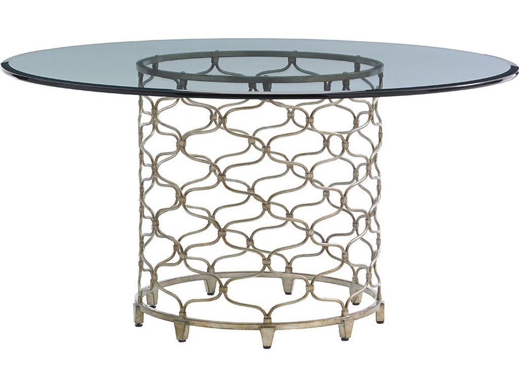 Bollinger Round Dining Table With 72 Inch Glass Top - image 4