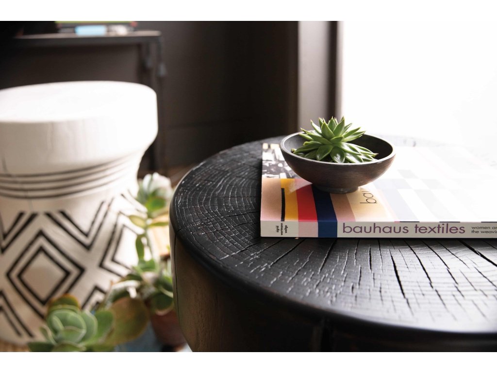 Commerce & Market Carved Stump Side Table - image 4