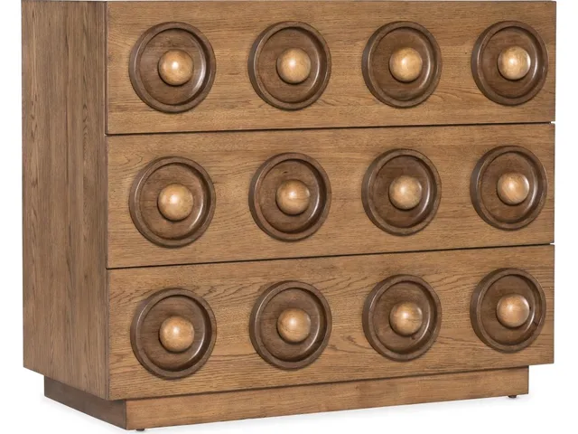 Commerce and Market Knobby 3-Drawer Accent Chest