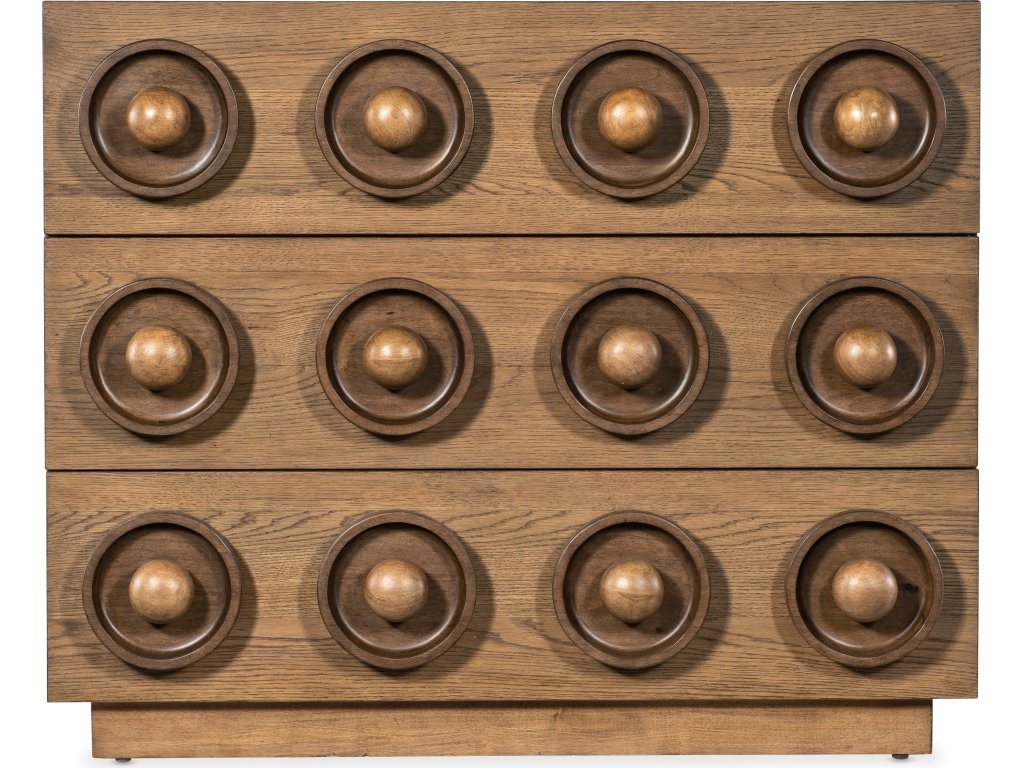 Commerce and Market Knobby 3-Drawer Accent Chest - image 1