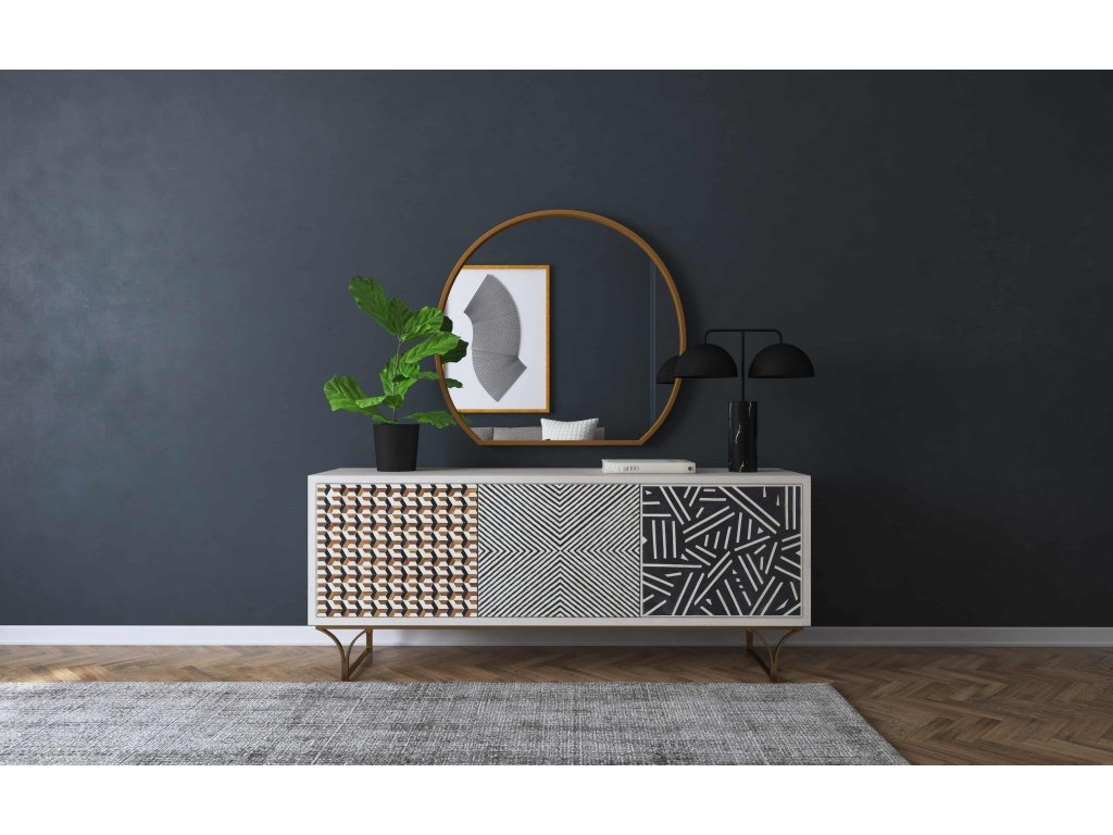 Commerce & Market Jaiden Three Door Credenza - image 3