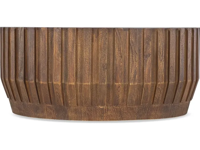Commerce and Market Gears Round Cocktail Table
