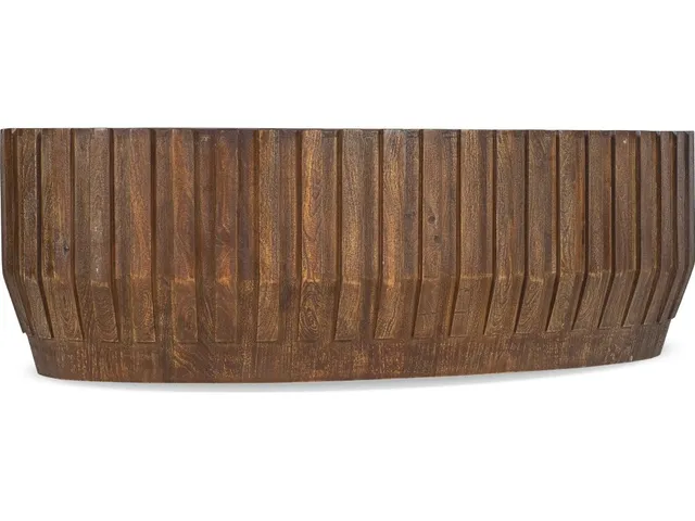 Commerce and Market Gears Oval Cocktail Table