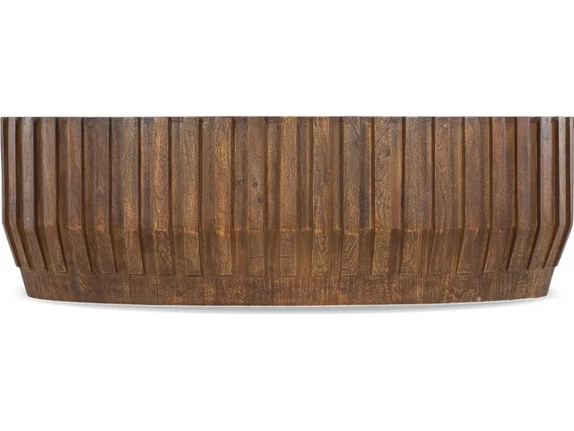 Commerce and Market Gears Oval Cocktail Table