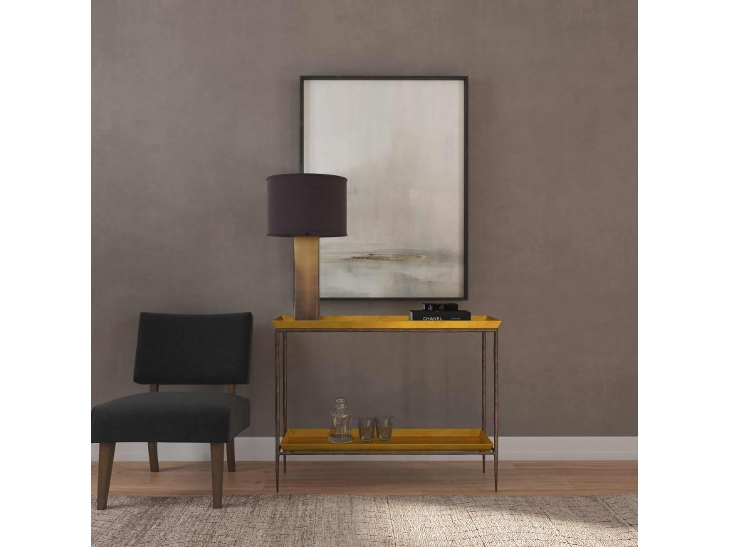 Commerce & Market Tray Top Metal Console - image 2