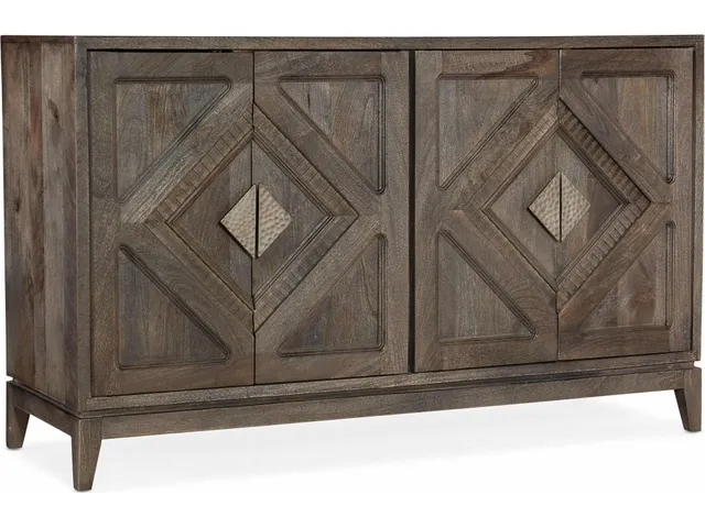 Commerce & Market Carved Accent Chest