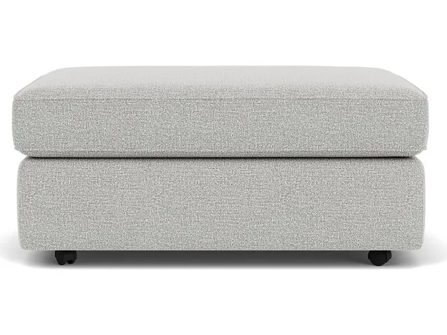 Vail Fabric Cocktail Ottoman with Casters - Alternative View