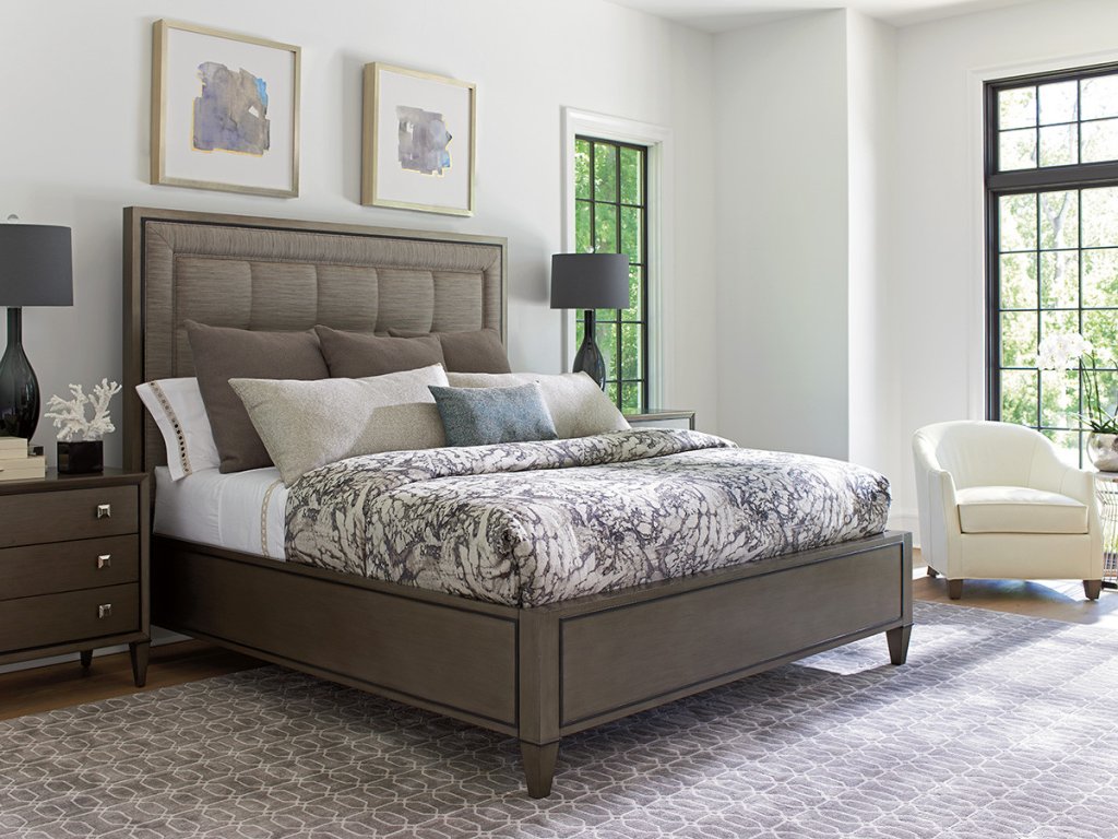 St. Tropez Upholstered Panel Bed 6/6 King - image 1