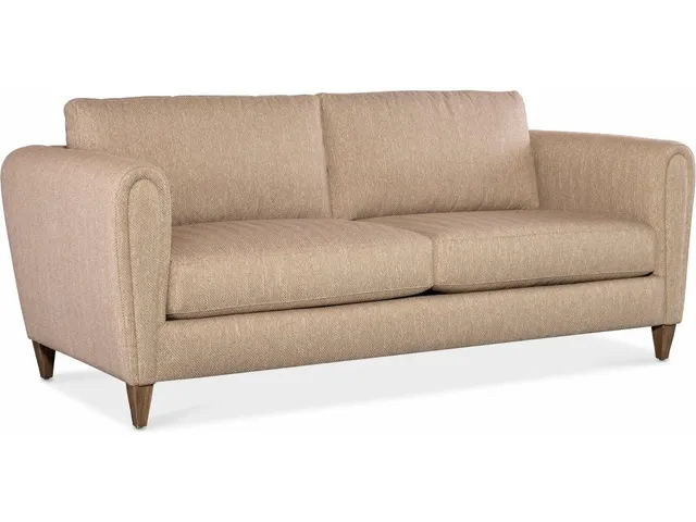 Brooklyn Stationary Two Cushion Sofa 8-Way Hand Tie