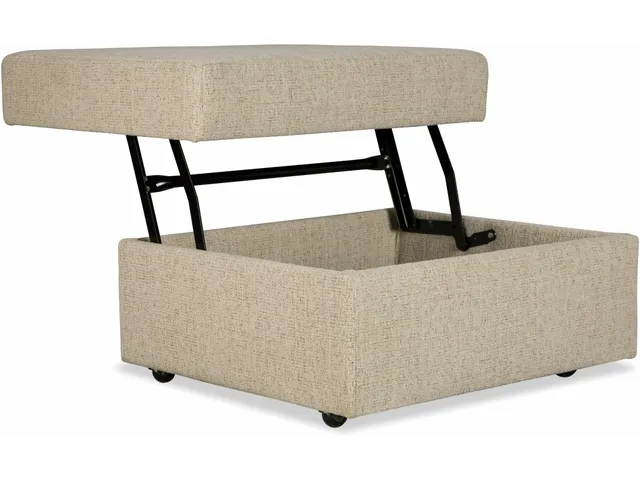 Lift Top Storage Ottoman - Alternative View