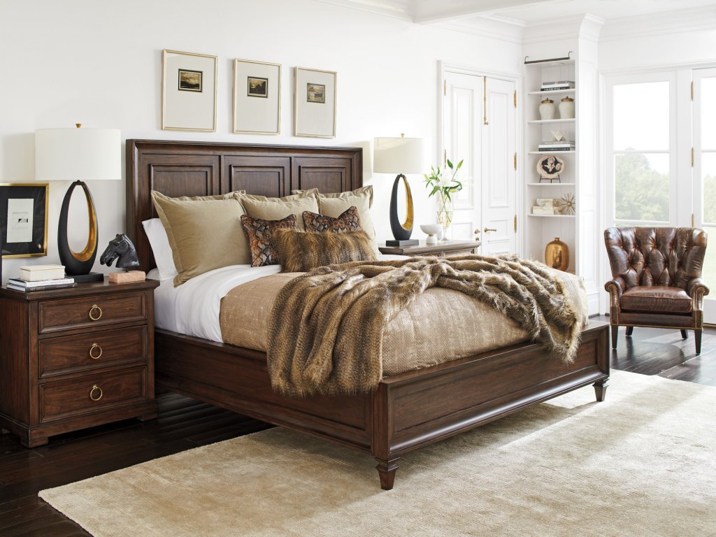 Walnut Creek Wood Panel Bed 6/6 King - image 2