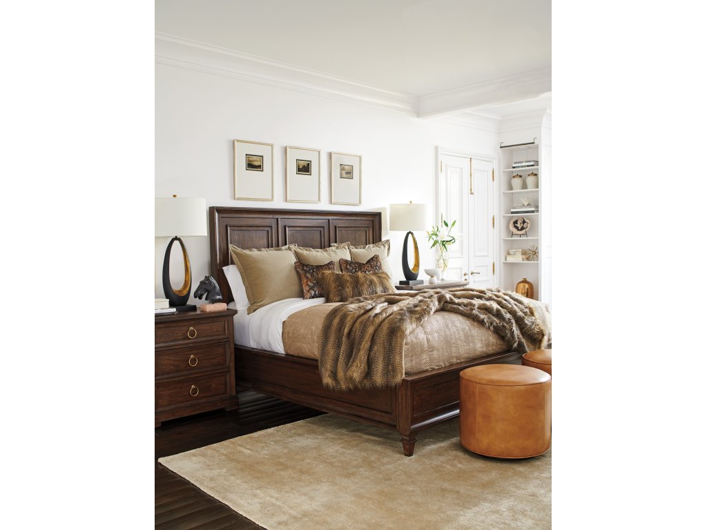 Walnut Creek Wood Panel Bed 6/6 King - image 3