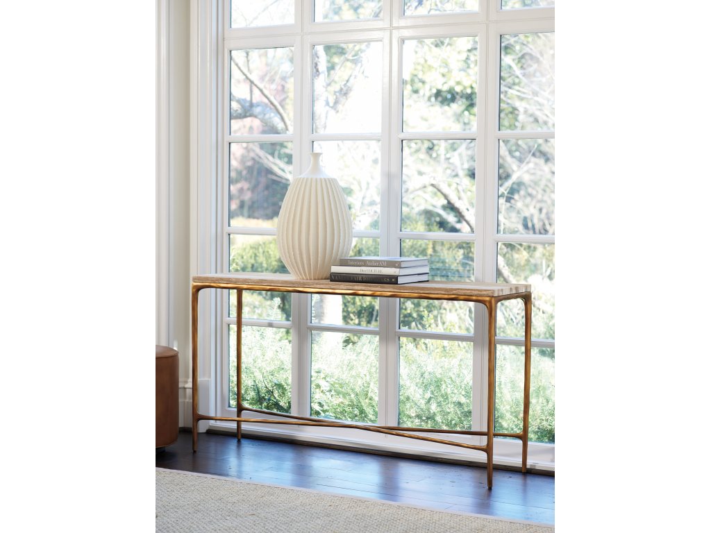 Menlo Park Console With Stone Top - image 1