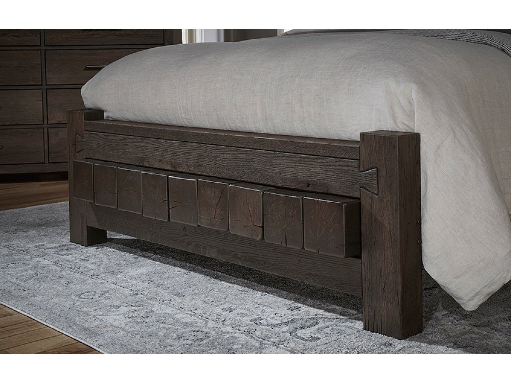 Cal King Poster Bed With 6X6 Fb - image 2