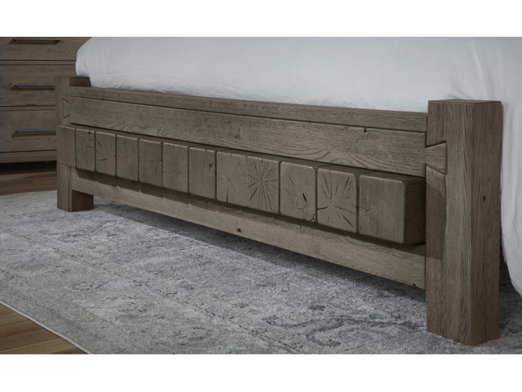 Cal King Poster Bed With 6X6 Fb - image 4