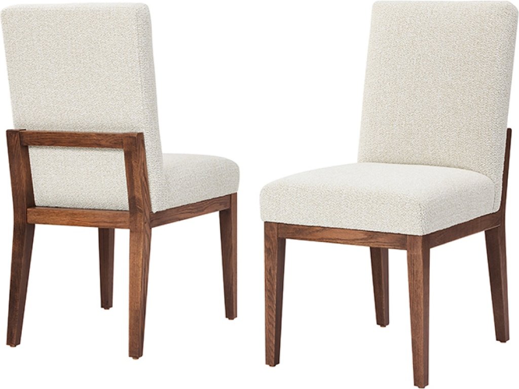Upholstered Side Chair Oatmeal Fabric - main image