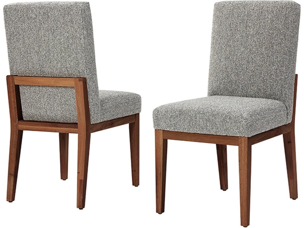Upholstered Side Chair Charcoal Fabric - main image