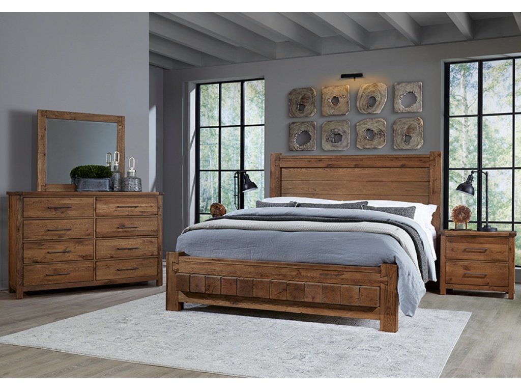 King Poster Bed With 6X6 Fb - image 4
