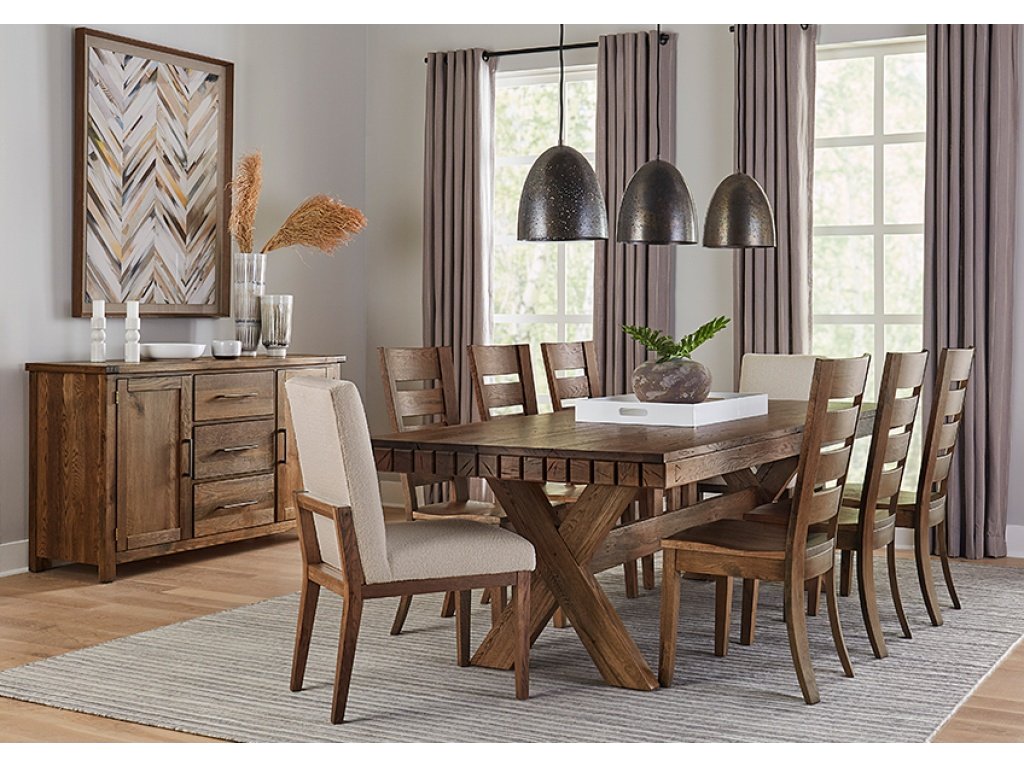 Upholstered Side Chair Oatmeal Fabric - image 3