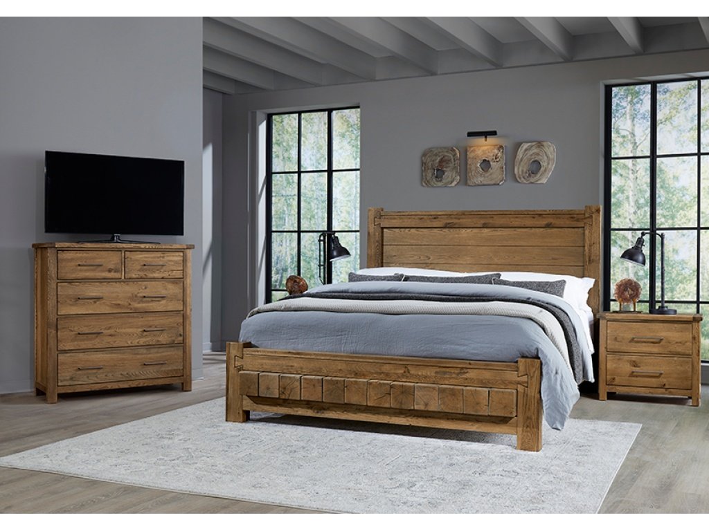 King Poster Bed With 6X6 Fb - image 5