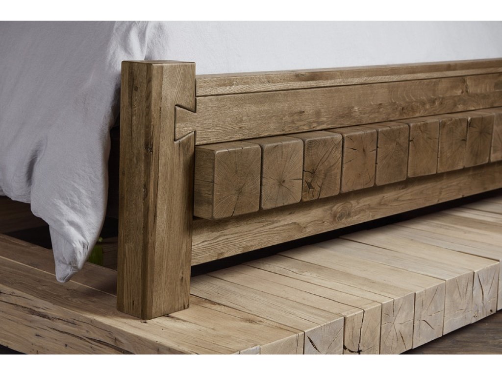 Queen Poster Bed With 6X6 Fb - image 1