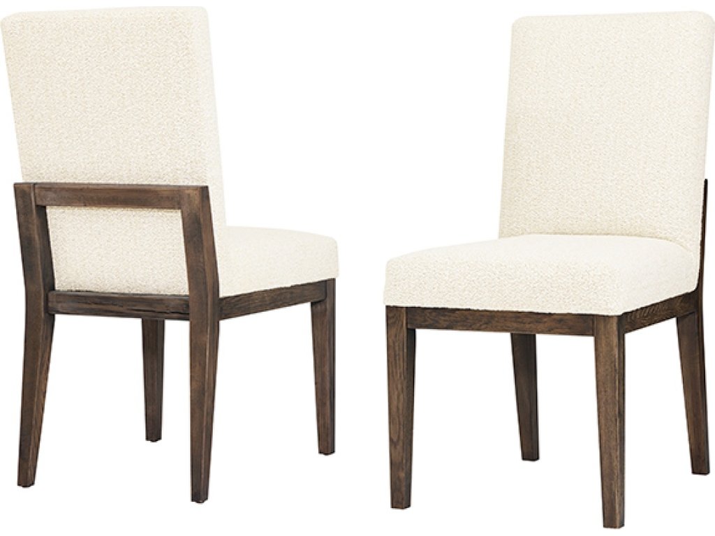 Upholstered Side Chair White Fabric - main image