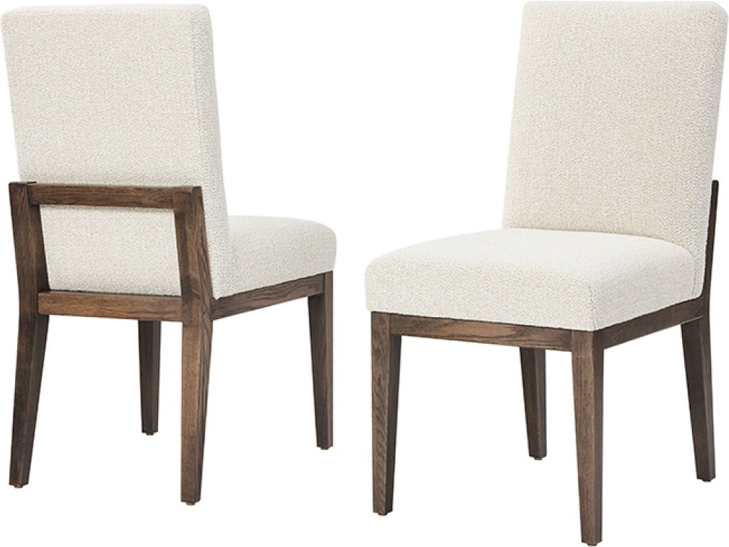 Upholstered Side Chair Oatmeal Fabric - main image