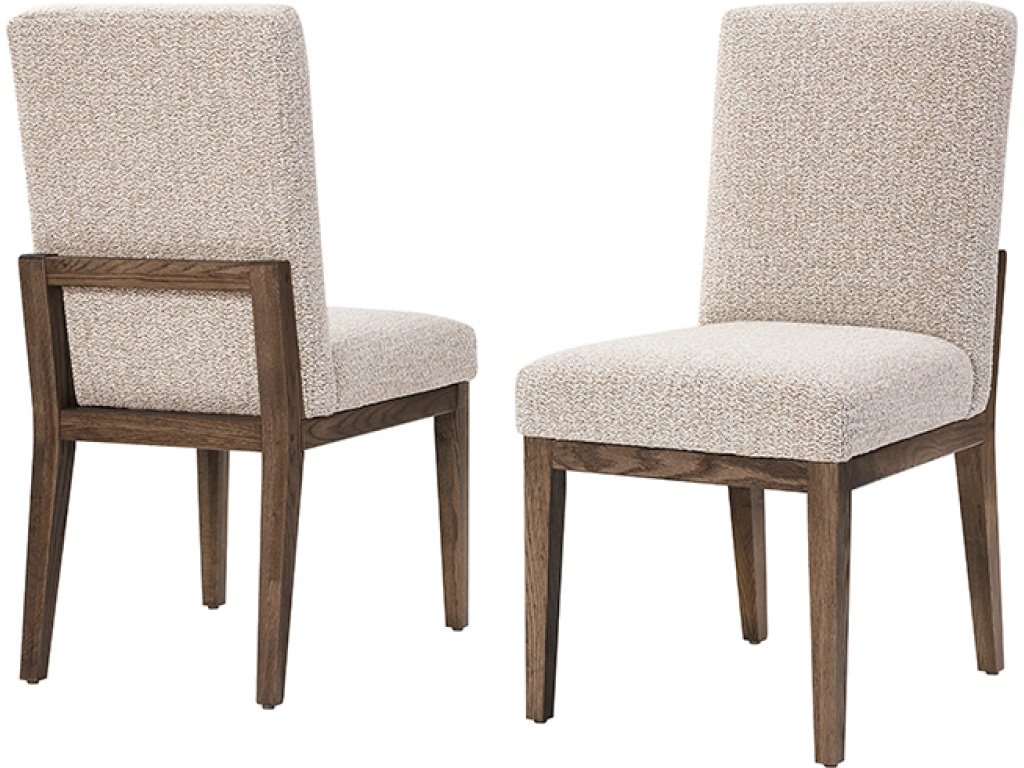 Upholstered Side Chair Grey Fabric - main image