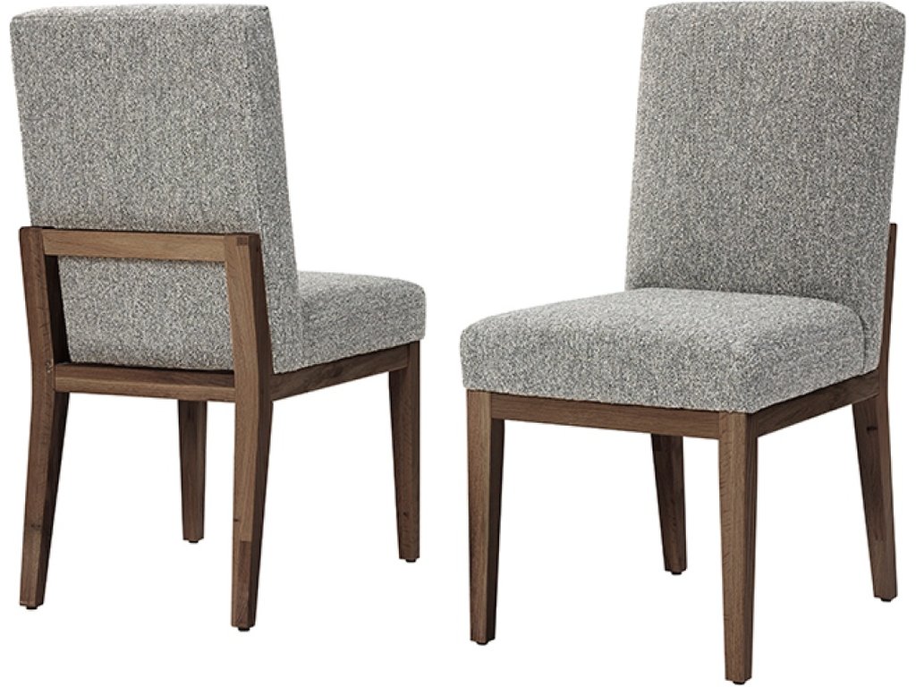 Upholstered Side Chair Charcoal Fabric - main image