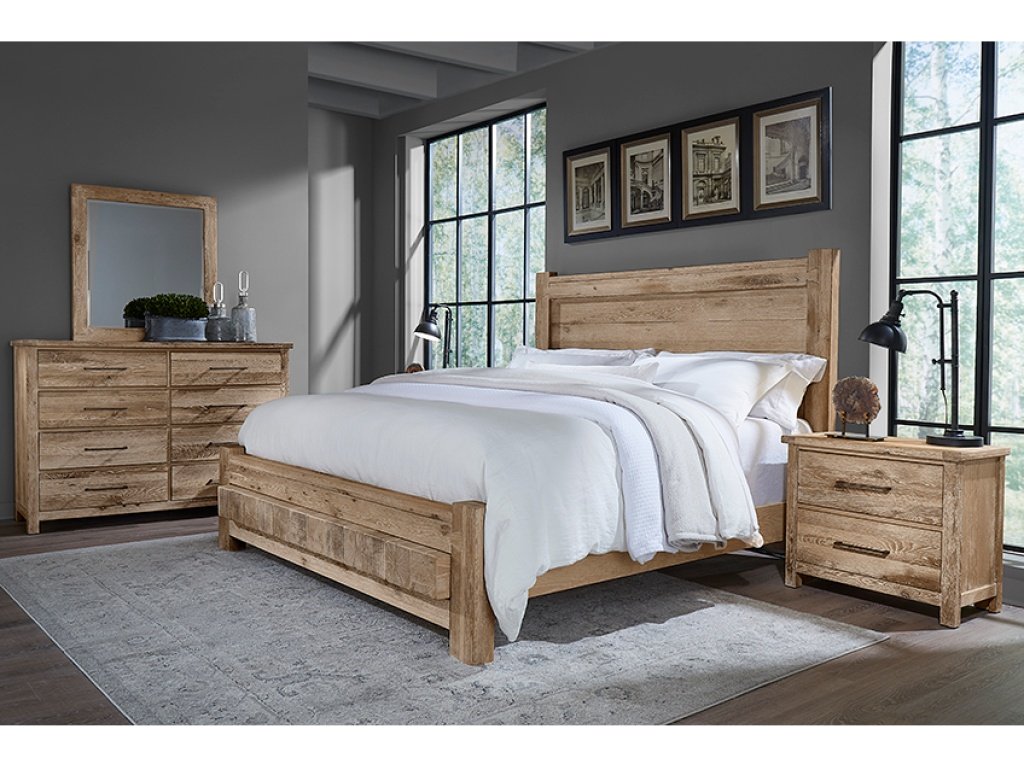 King Poster Bed With 6X6 Fb - image 3