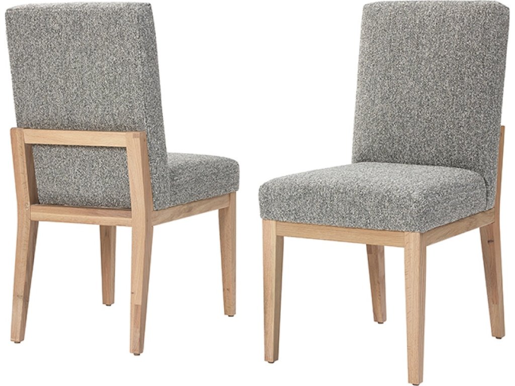 Upholstered Side Chair Charcoal Fabric - main image