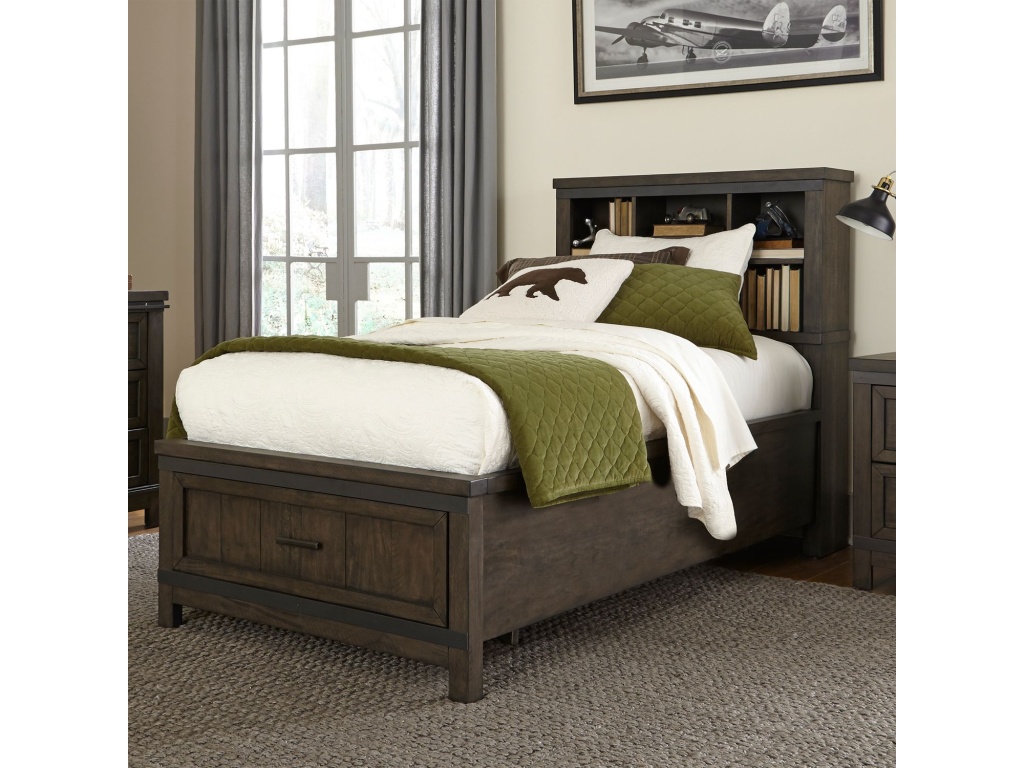 Twin Bookcase Bed - main image