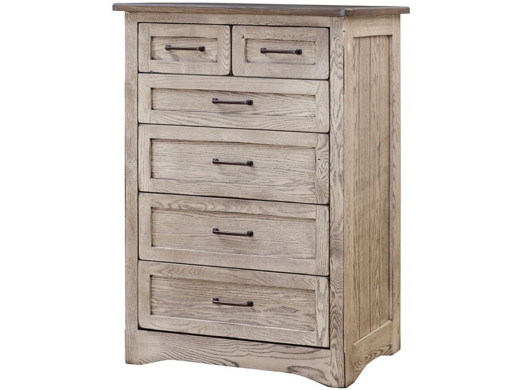 Country Value Woodworks Farmstead Chest Of Drawers Chests And Dresser, primary thumbnail
